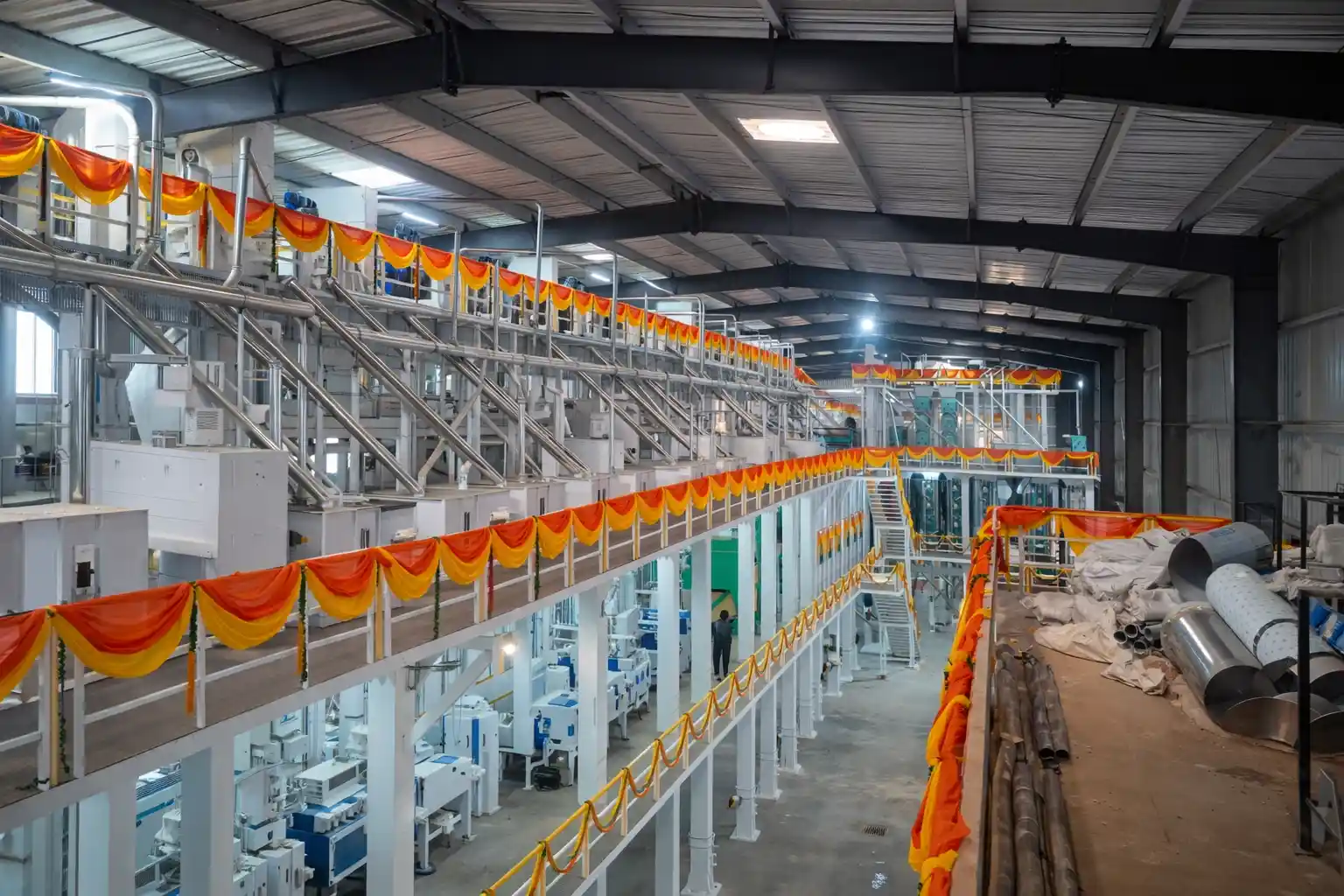 Radhey Foods Rice Mill Milling Section Machine