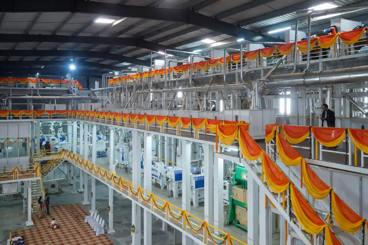 Radhey Foods Rice Mill Full Rice Mill Plant View