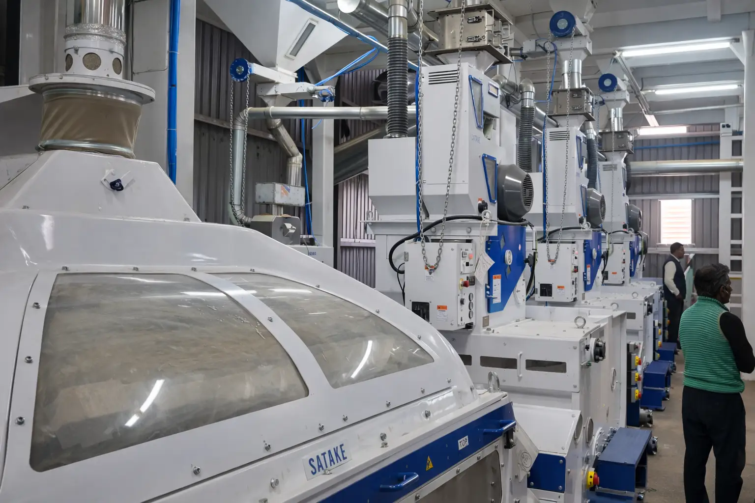 Radhey Foods Rice Mill Milling Section Machine